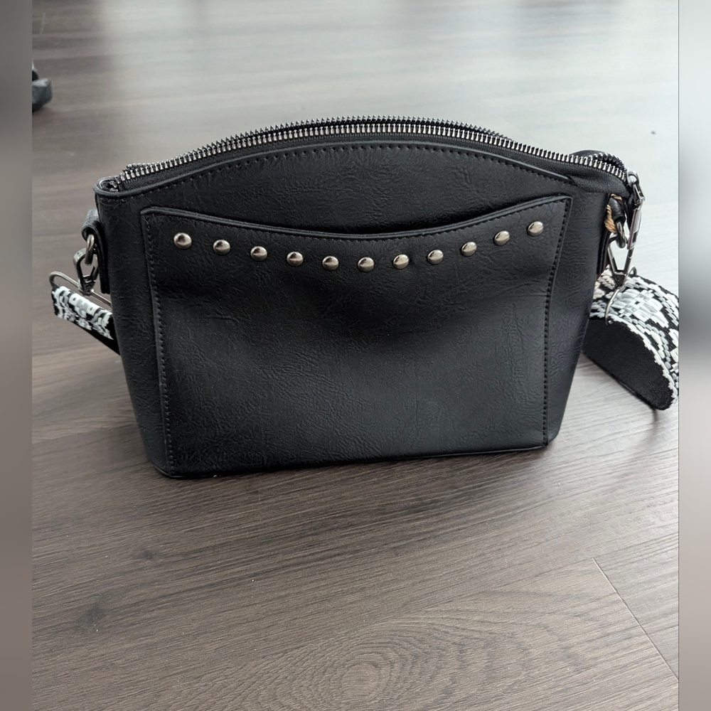 Black Studded Women's Bag